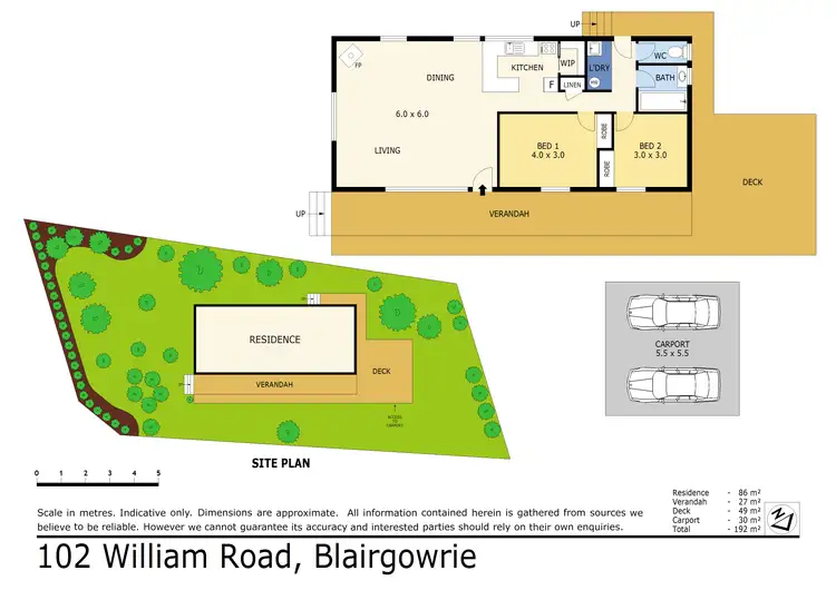 Floorplan of Homely house listing, 102 William Road, Blairgowrie VIC 3942