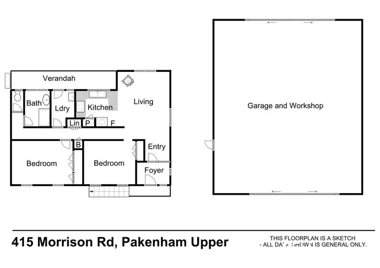Floorplan of Homely house listing, 415 Morrison Road, Pakenham Upper VIC 3810