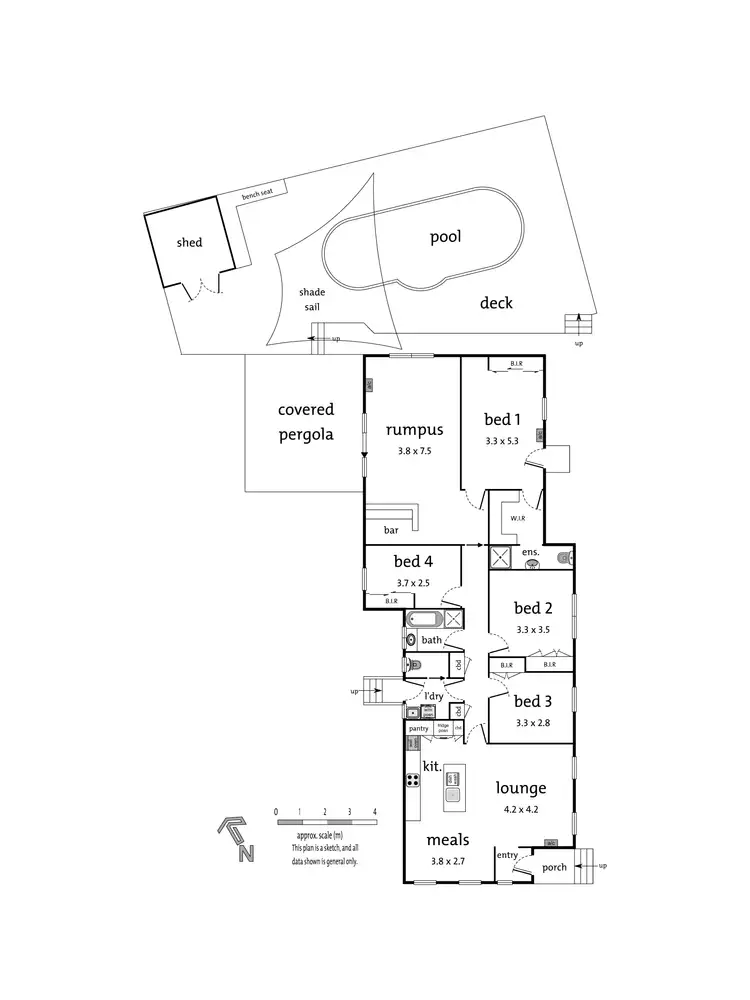 Floorplan of Homely house listing, 47 Berkley Road, Ringwood VIC 3134
