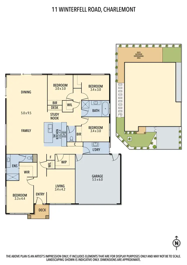 Floorplan of Homely house listing, 11 Winterfell Road, Charlemont VIC 3217