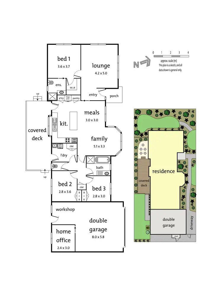 Floorplan of Homely house listing, 16 Manifold Court, Croydon South VIC 3136