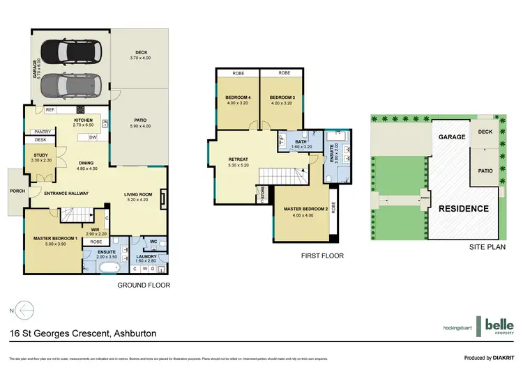 Floorplan of Homely house listing, 16 St Georges Crescent, Ashburton VIC 3147