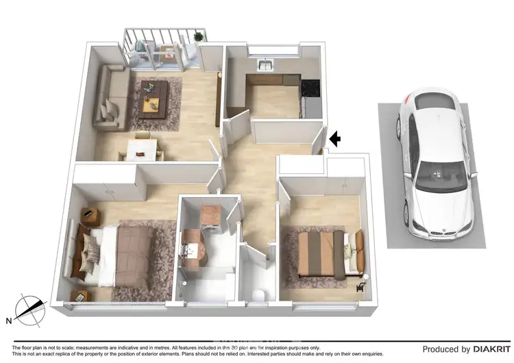 Floorplan of Homely apartment listing, 4/14 Mitford Street, St Kilda VIC 3182