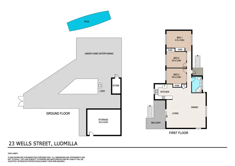 Floorplan of Homely house listing, 23 Wells Street, Ludmilla NT 820