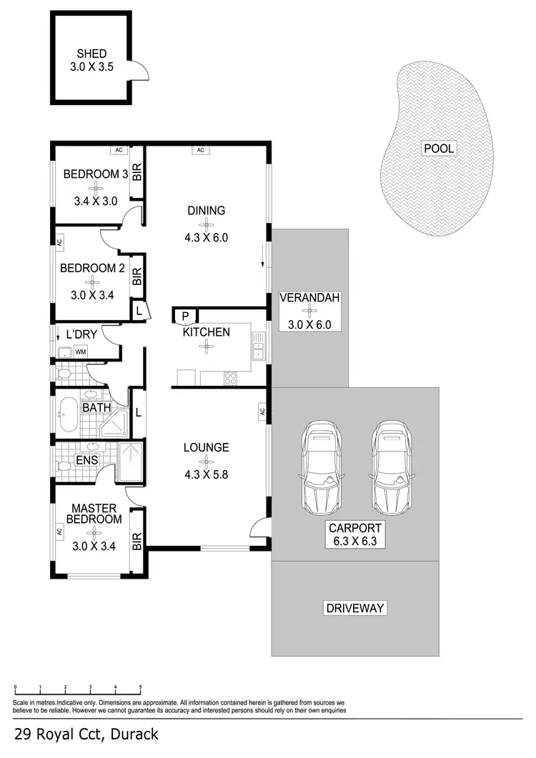 Floorplan of Homely house listing, 29 Royal Circuit, Durack NT 830