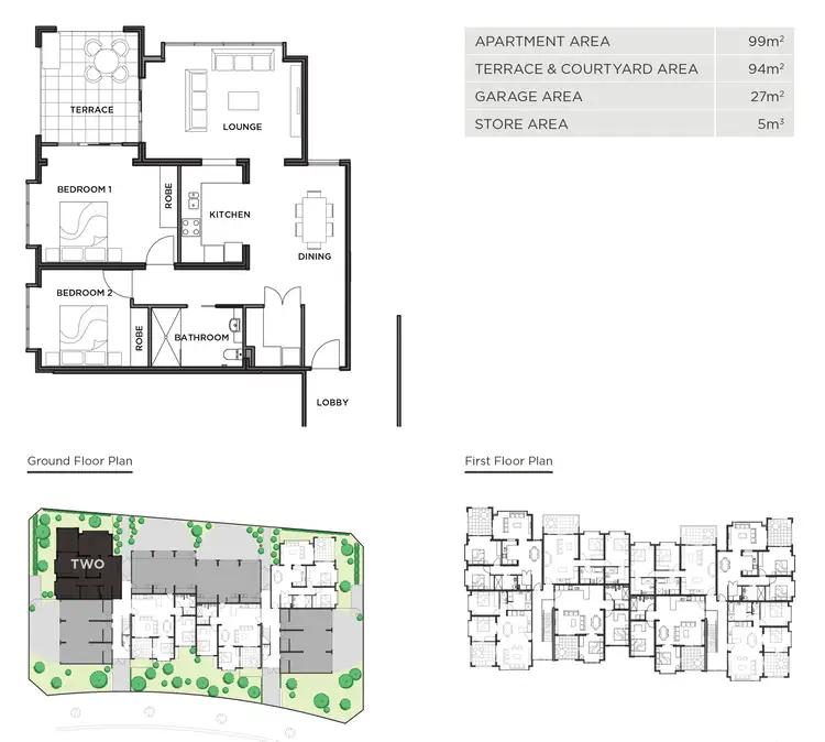 Floorplan of Homely apartment listing, Apt 2/30B Ducal Parkway, Mernda VIC 3754