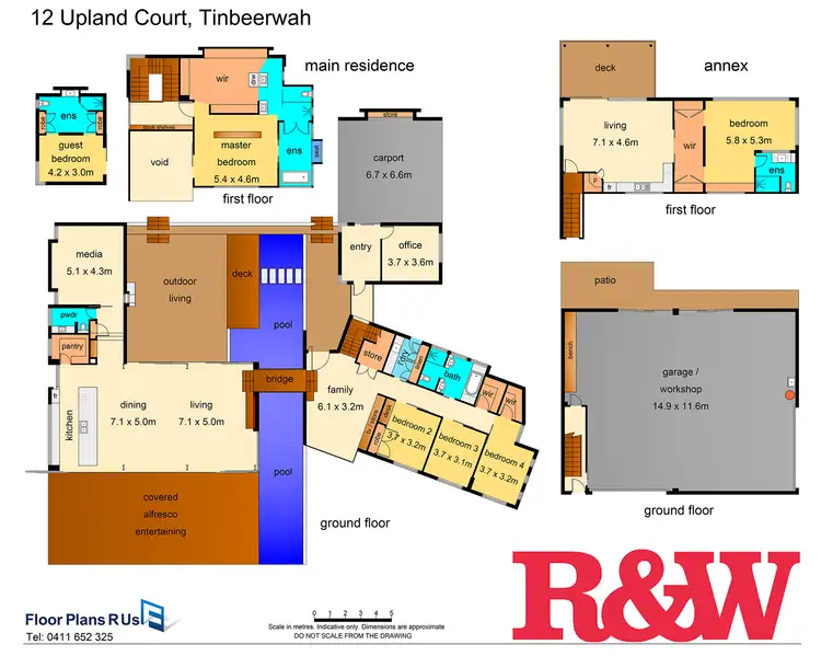 Floorplan of Homely house listing, 12 Upland Court, Tinbeerwah QLD 4563