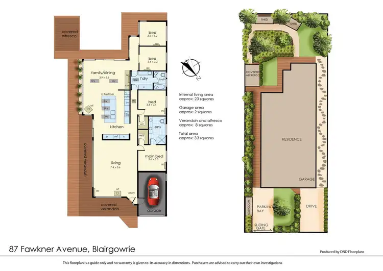 Floorplan of Homely house listing, 87 Fawkner Avenue, Blairgowrie VIC 3942