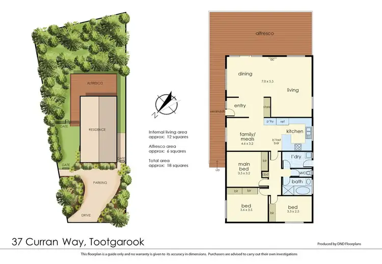 Floorplan of Homely house listing, 37 Curran Way, Tootgarook VIC 3941