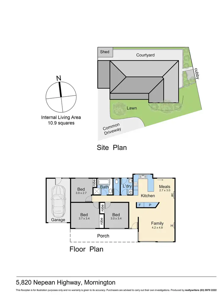 Floorplan of Homely unit listing, 5/820 Nepean Highway, Mornington VIC 3931