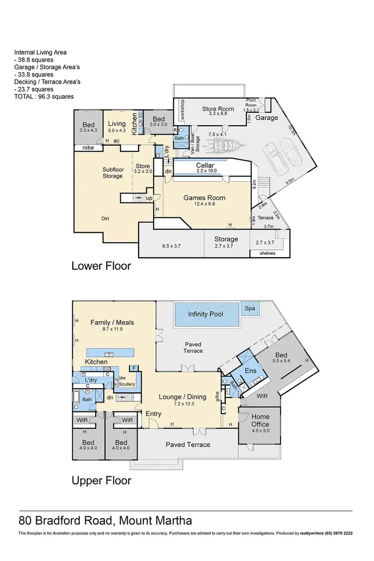 Floorplan of Homely house listing, 80 Bradford Road, Mount Martha VIC 3934