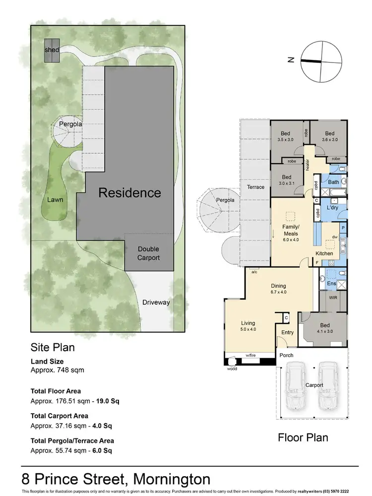 Floorplan of Homely house listing, 8 Prince Street, Mornington VIC 3931