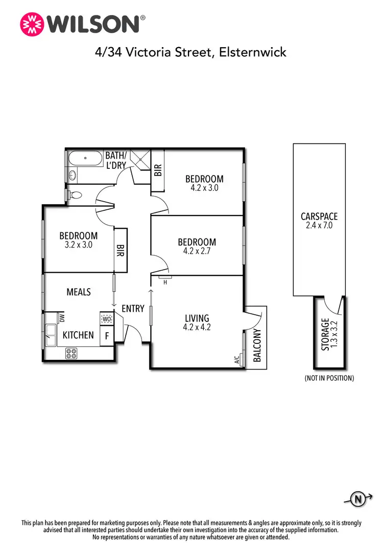 Floorplan of Homely apartment listing, 4/34 Victoria Street, Elsternwick VIC 3185