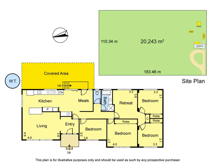 Floorplan of Homely house listing, 50 Clarke Road, Yarrambat VIC 3091