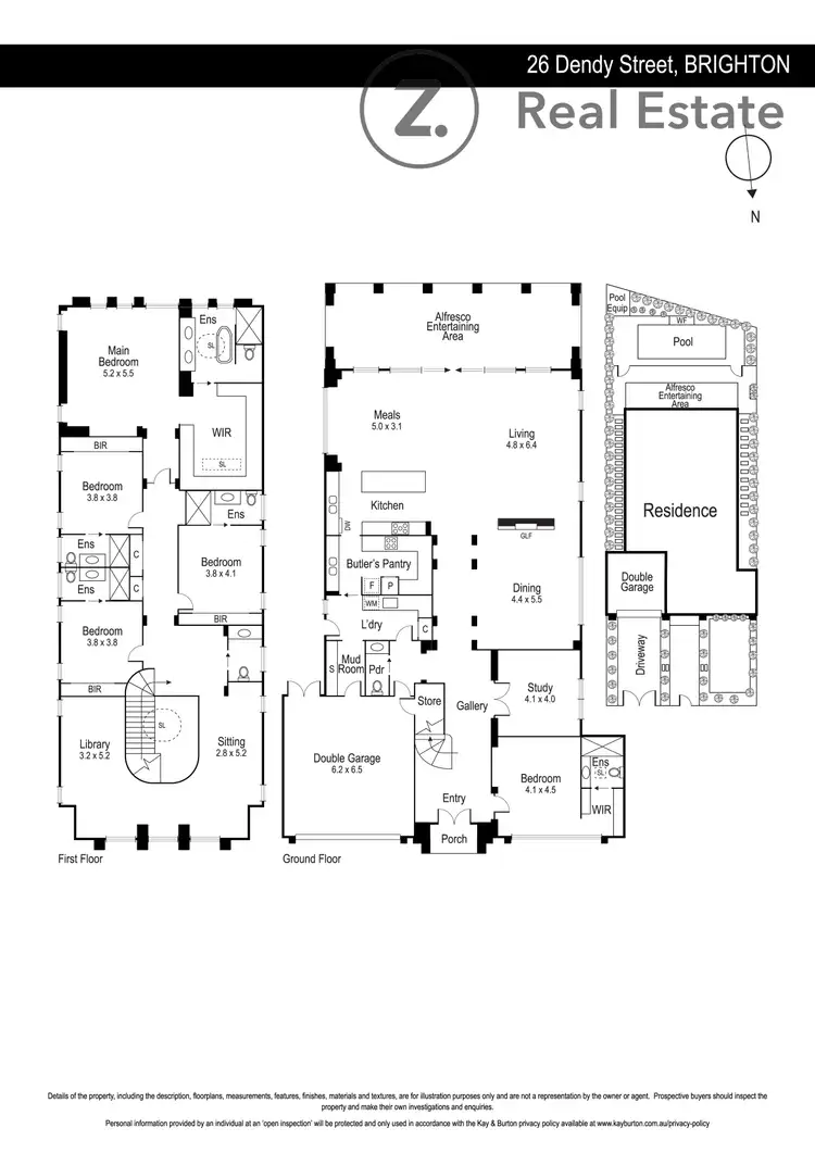 Floorplan of Homely house listing, 26 Dendy Street, Brighton VIC 3186
