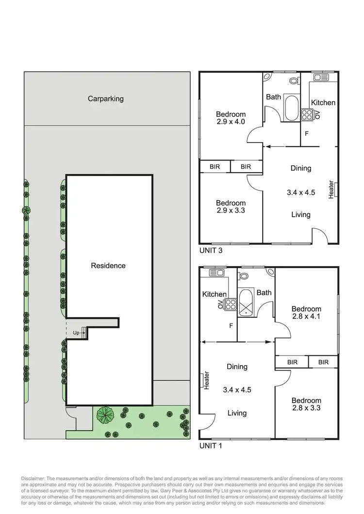 Floorplan of Homely block of units listing, 1-9/14 Marriott Street, St Kilda VIC 3182