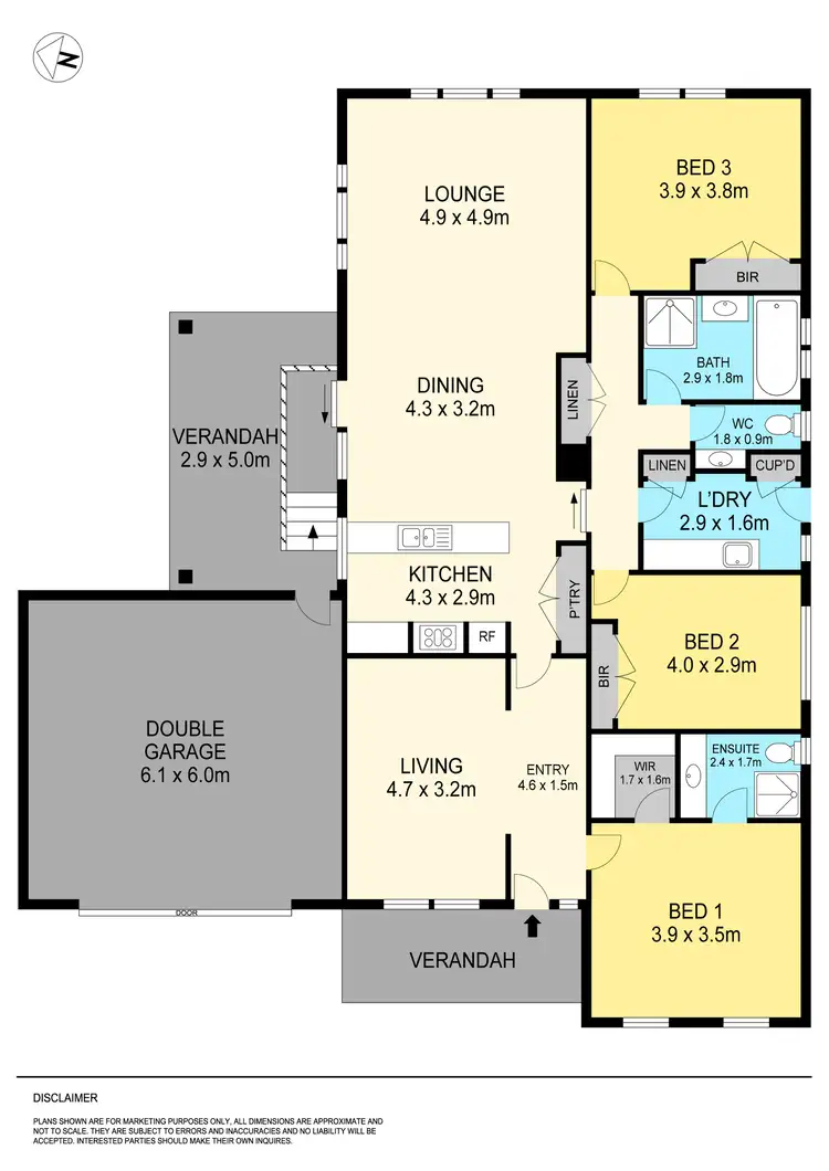 Floorplan of Homely house listing, 15 Andrew Street, Creswick VIC 3363