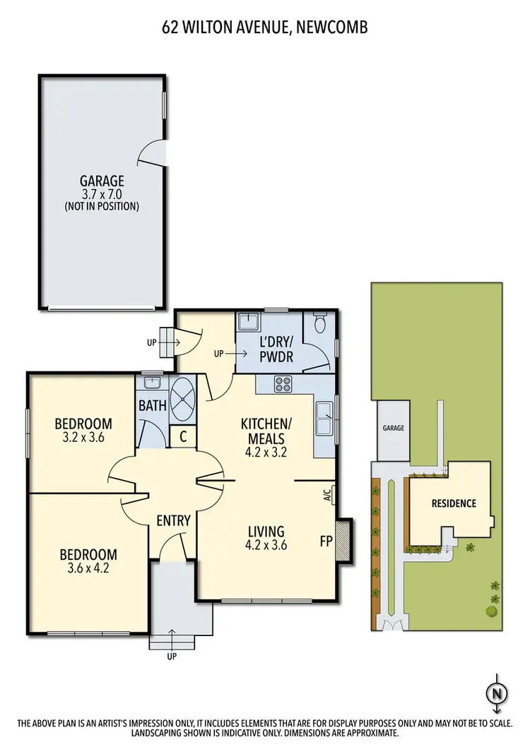 Floorplan of Homely house listing, 62 Wilton Avenue, Newcomb VIC 3219
