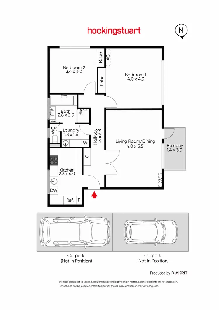 Floorplan of Homely apartment listing, 18/9 Barnato Grove, Armadale VIC 3143