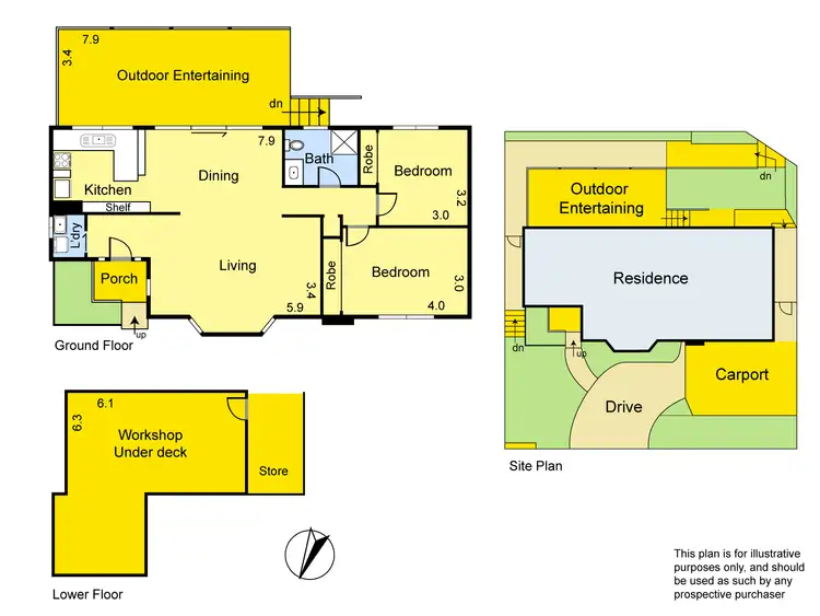 Floorplan of Homely house listing, 18 Bage Street, Diamond Creek VIC 3089