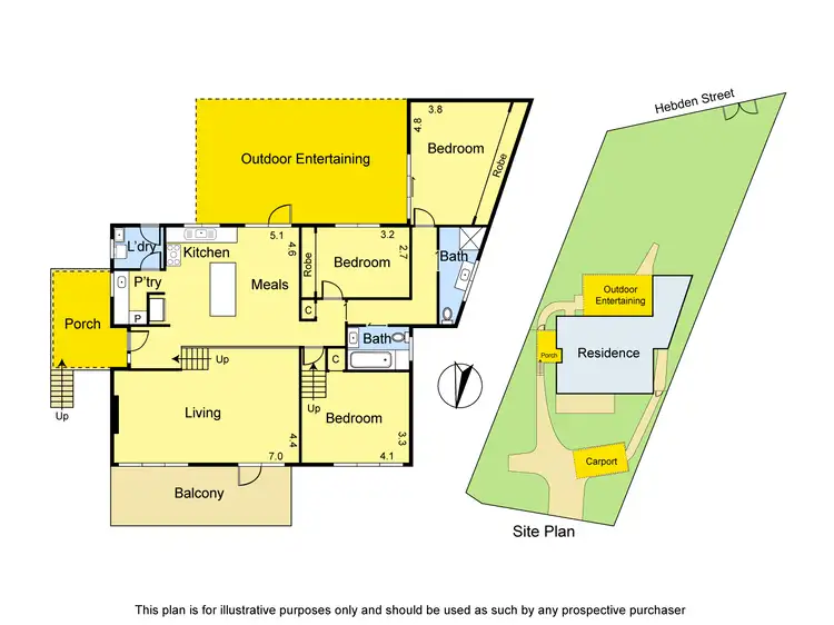 Floorplan of Homely house listing, 14 Spring Street, Greensborough VIC 3088