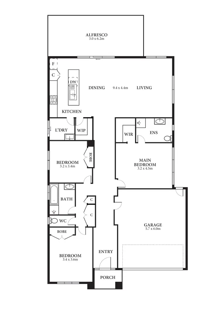 Floorplan of Homely house listing, 18 Silverwood Drive, Mernda VIC 3754