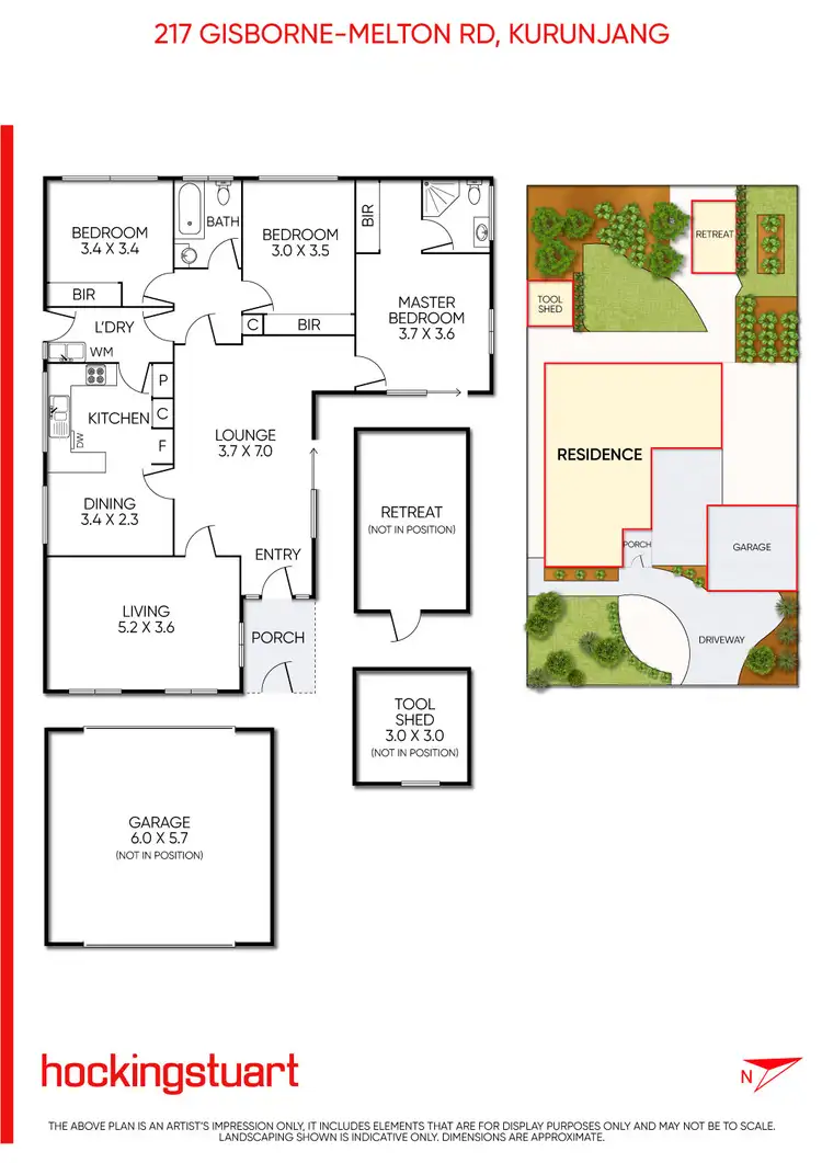 Floorplan of Homely house listing, 217 Gisborne Melton Road, Kurunjang VIC 3337