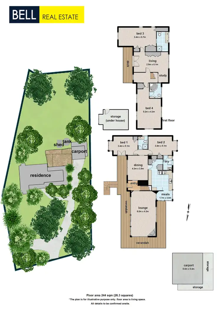 Floorplan of Homely house listing, 1438 Mount Dandenong Tourist Road, Mount Dandenong VIC 3767