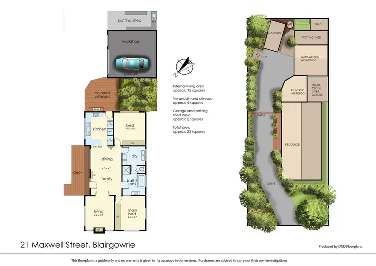 Floorplan of Homely house listing, 21 Maxwell Street, Blairgowrie VIC 3942