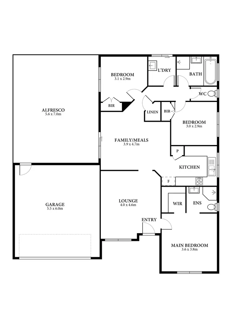 Floorplan of Homely house listing, 5 Burnside Way, Mernda VIC 3754