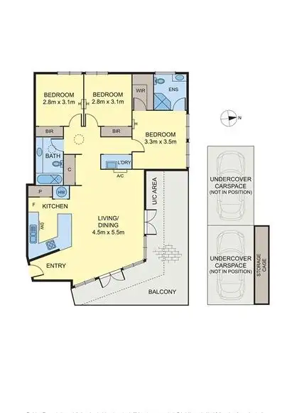 Floorplan of Homely apartment listing, 12/75-77 Tram Road, Doncaster VIC 3108