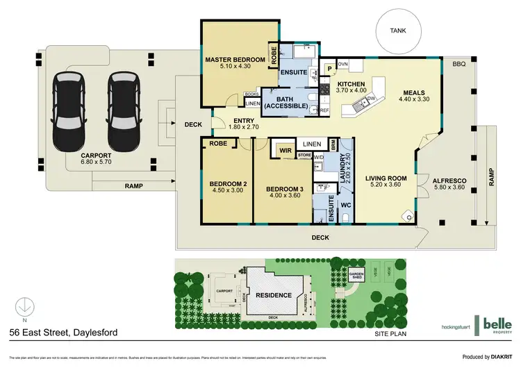 Floorplan of Homely house listing, 56 East Street, Daylesford VIC 3460