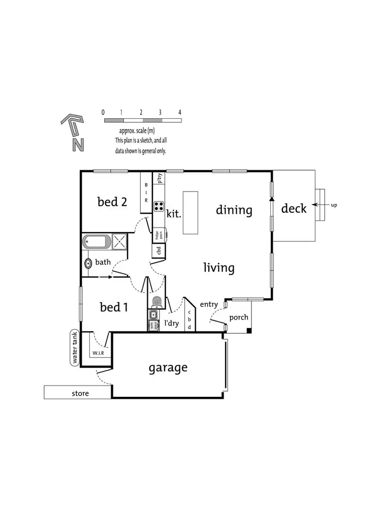 Floorplan of Homely land listing, 61A Kipling Avenue, Mooroolbark VIC 3138