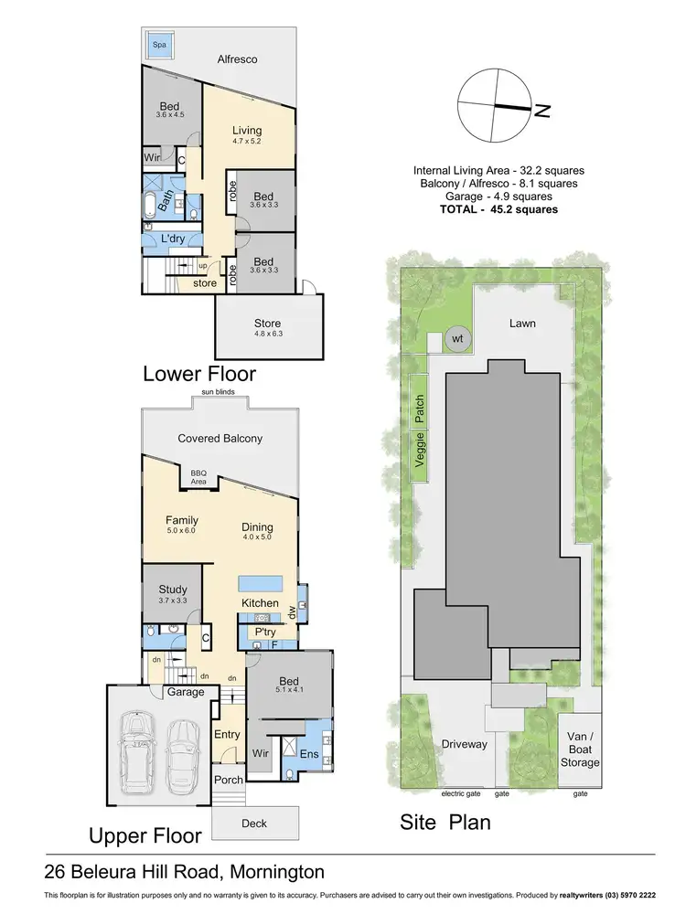 Floorplan of Homely house listing, 26 Beleura Hill Road, Mornington VIC 3931