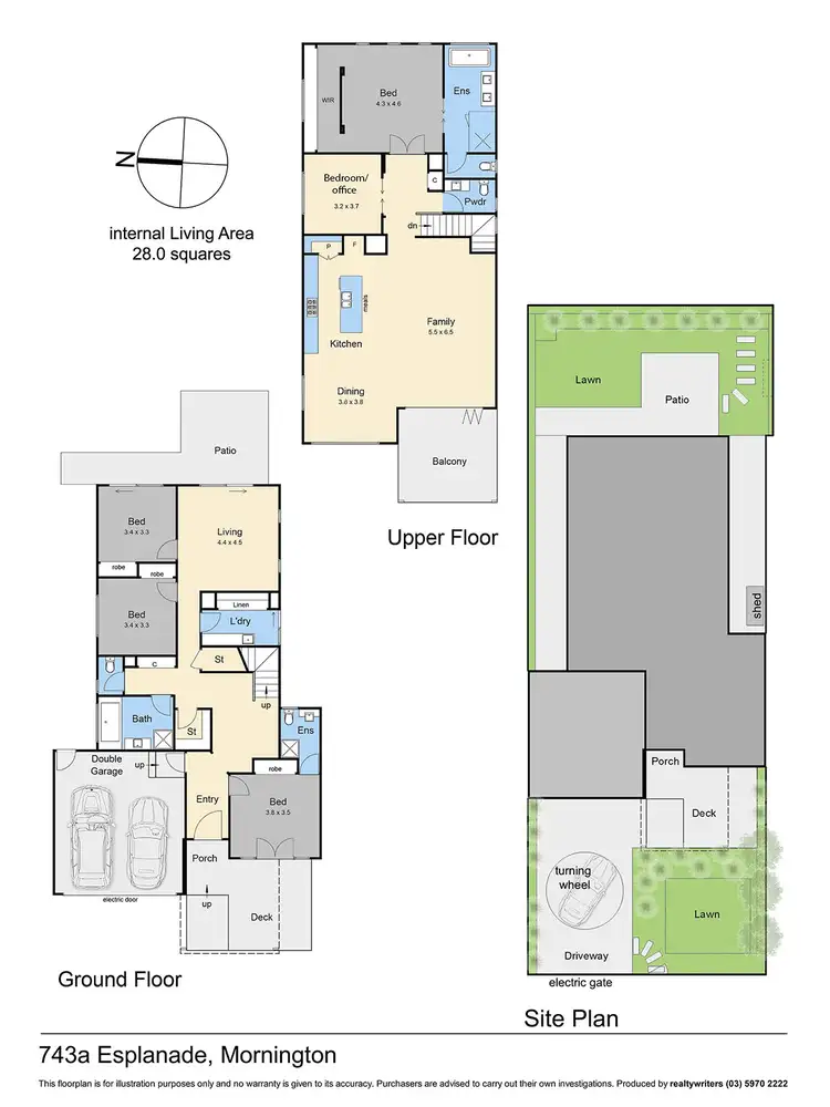 Floorplan of Homely house listing, 743A Esplanade, Mornington VIC 3931