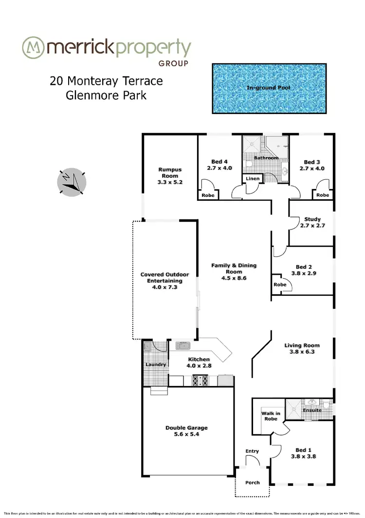 Floorplan of Homely house listing, 20 Monteray Terrace, Glenmore Park NSW 2745