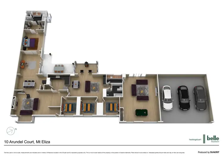 Floorplan of Homely house listing, 10 Arundel Court, Mount Eliza VIC 3930