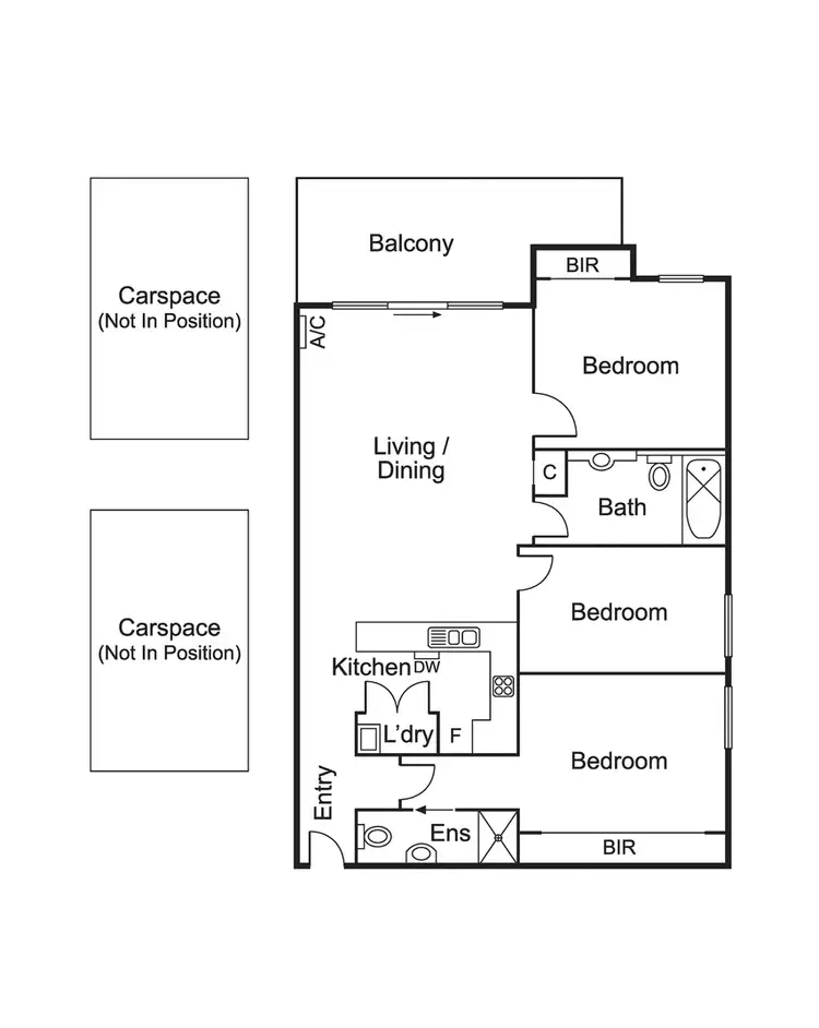 Floorplan of Homely apartment listing, 14/1162-1164 Dandenong Road, Carnegie VIC 3163