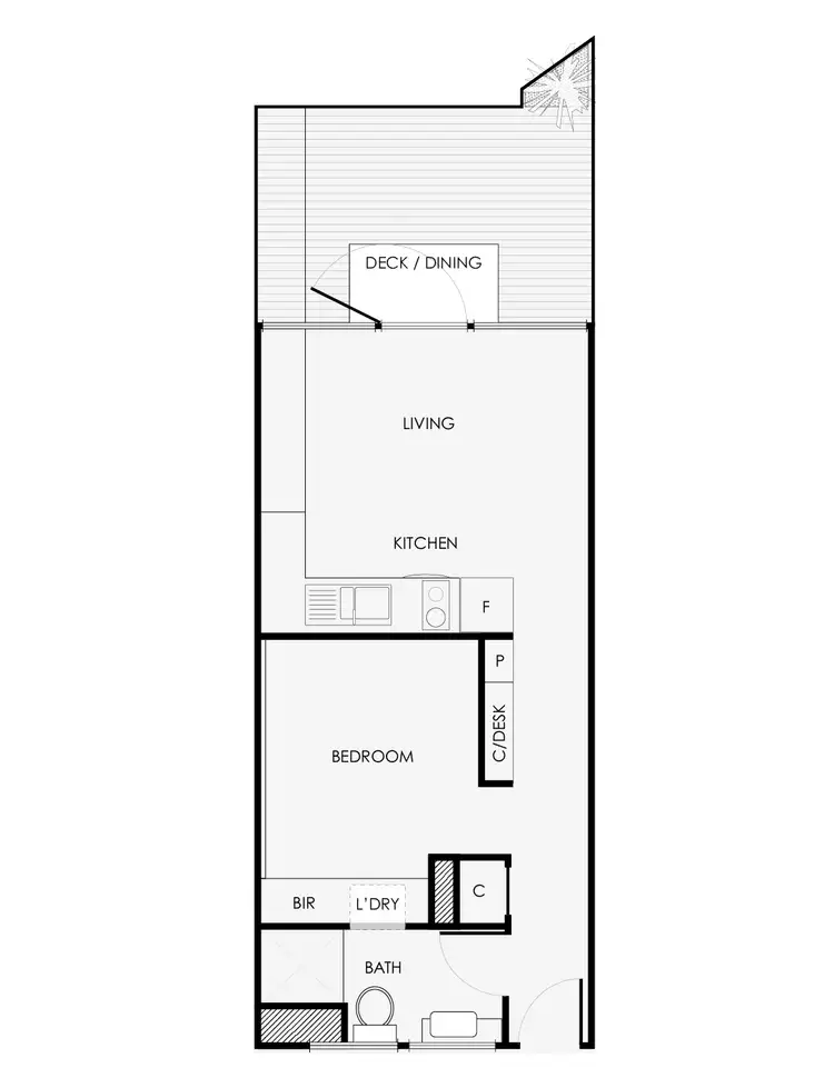 Floorplan of Homely apartment listing, 7/33 Grey Street, St Kilda VIC 3182