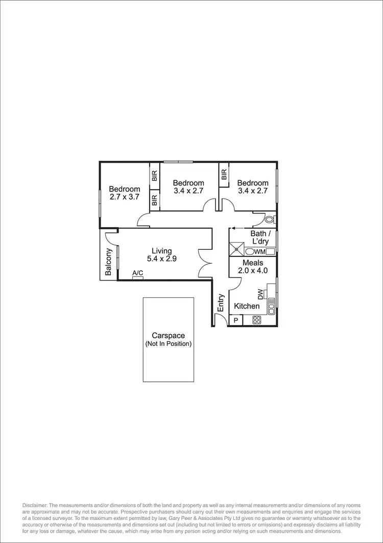 Floorplan of Homely apartment listing, 5/2B Kinross Avenue, Caulfield North VIC 3161