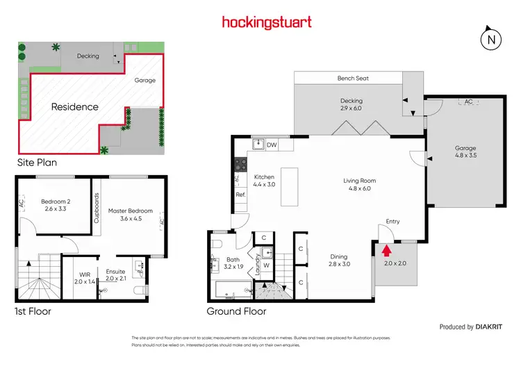 Floorplan of Homely townhouse listing, 130B Essex Street, West Footscray VIC 3012