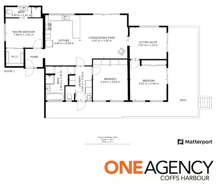 Floorplan of Homely house listing, 44 Cavanba Road, Toormina NSW 2452