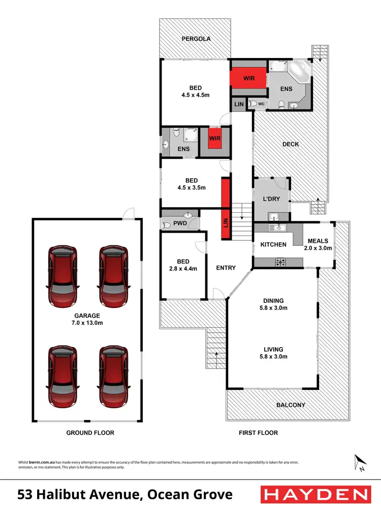 Floorplan of Homely house listing, 53 Halibut Avenue, Ocean Grove VIC 3226