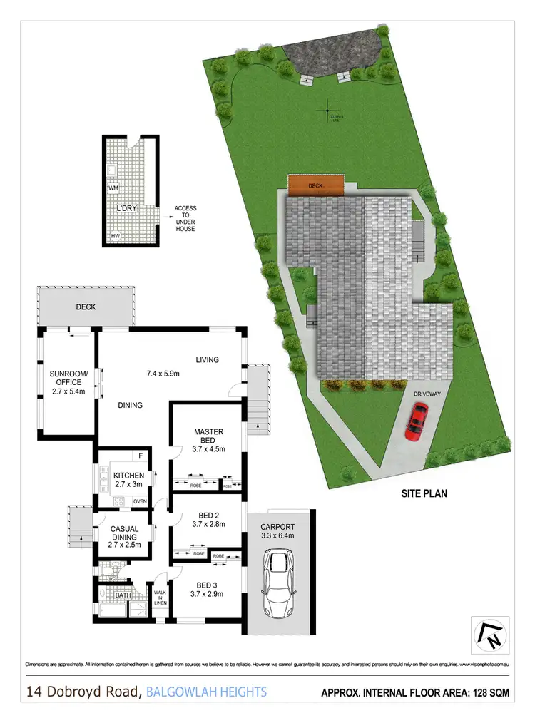 Floorplan of Homely house listing, 14 Dobroyd Road, Balgowlah Heights NSW 2093