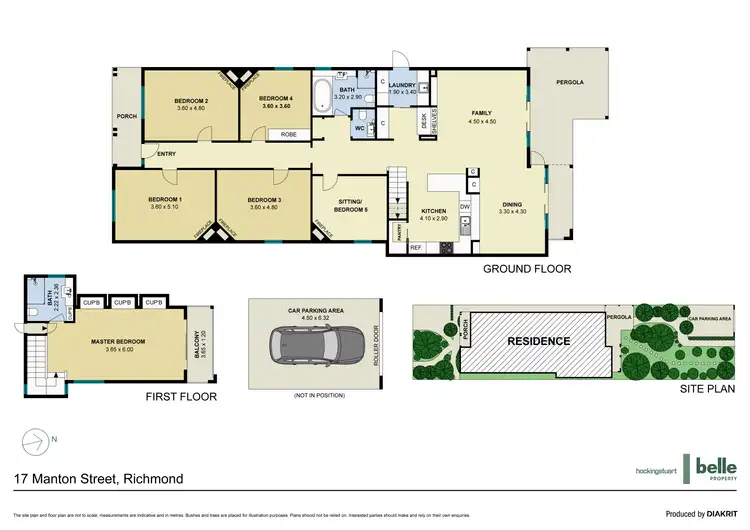Floorplan of Homely house listing, 17 Manton Street, Richmond VIC 3121
