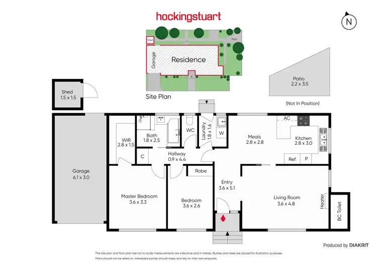 Floorplan of Homely unit listing, 1/33 Campbell Street, Frankston VIC 3199