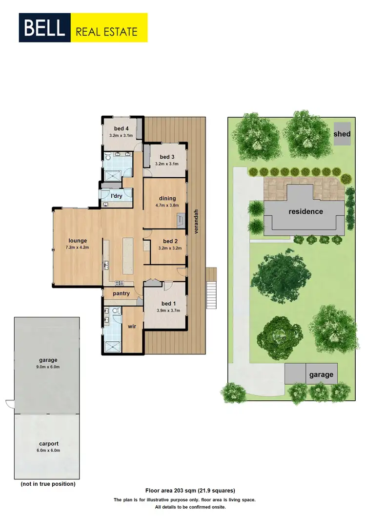 Floorplan of Homely house listing, 21 Helen Road, Mount Dandenong VIC 3767
