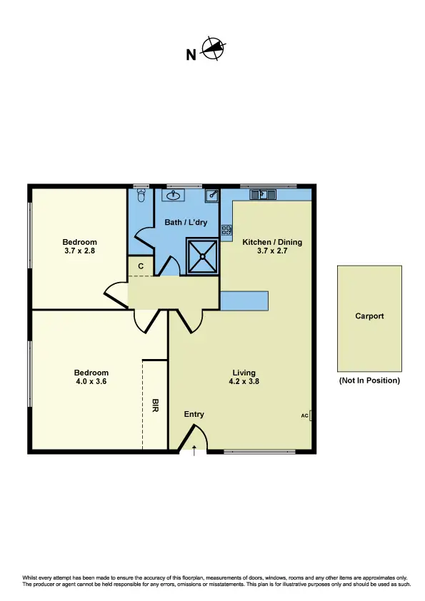 Floorplan of Homely unit listing, 10/205 Mason Street, Newport VIC 3015