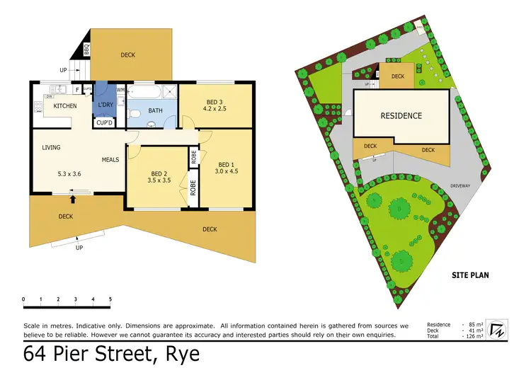 Floorplan of Homely house listing, 64 Pier Street, Rye VIC 3941