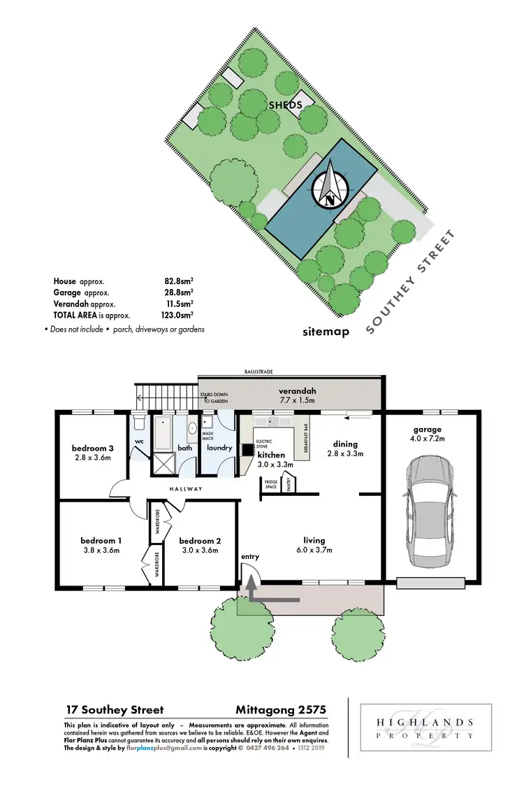 Floorplan of Homely house listing, 17 Southey Street, Mittagong NSW 2575